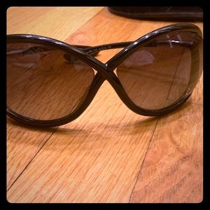 TOM FORD Whitney polarized black sunglasses